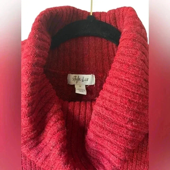 Style & Co Cowl Neck Tunic Sweater 1X - Picture 4 of 5